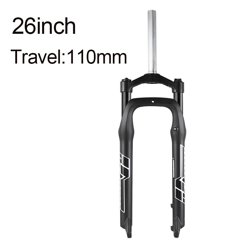 Snow E-bike Supension Air Fork 20/26inch Fat Tire MTB Front Fork 100mm Travel