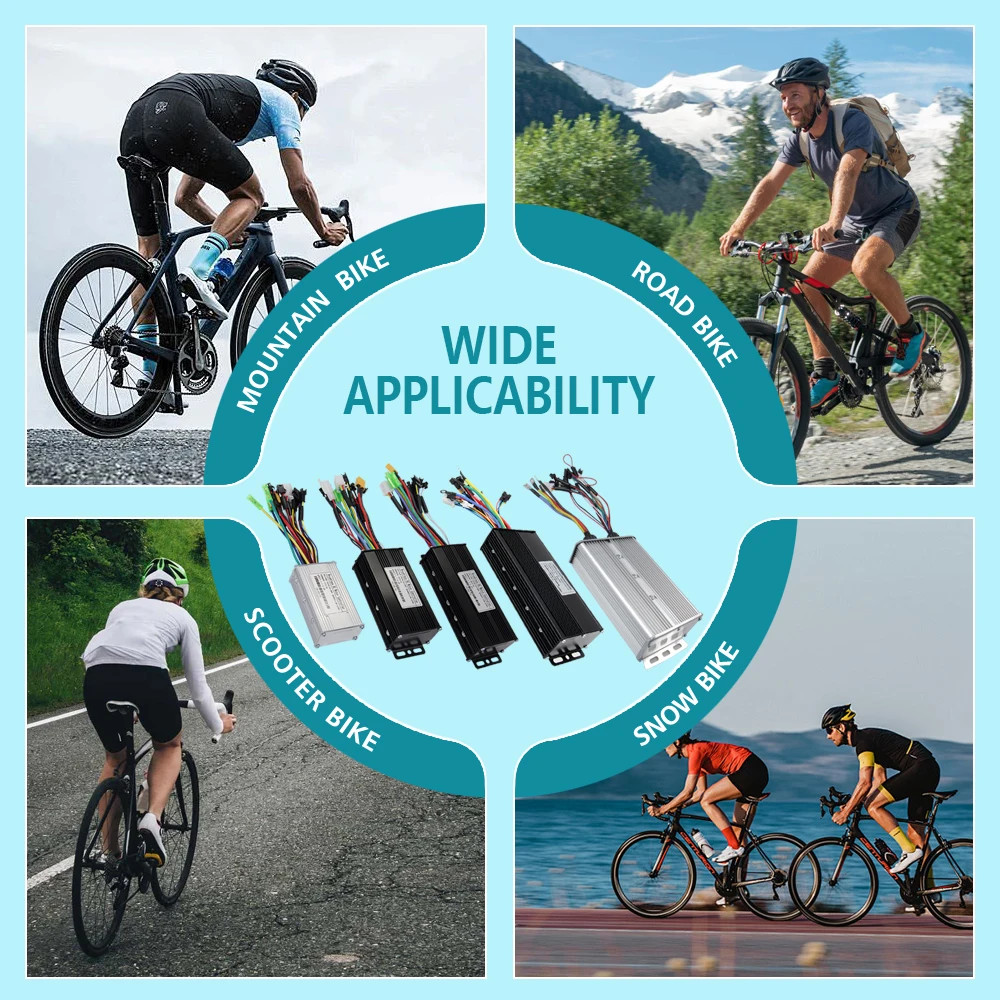 E-bike Three-Mode Controller Sine Wave with LCD Display and Learning Function