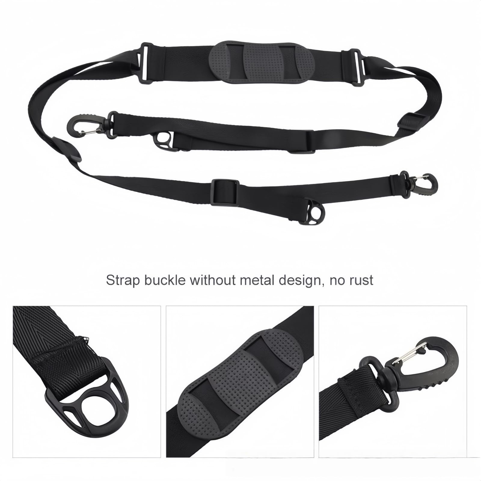 Electric Scooter Shoulder Strap Adjustable Carrying Strap Non-Slip Shoulder P…