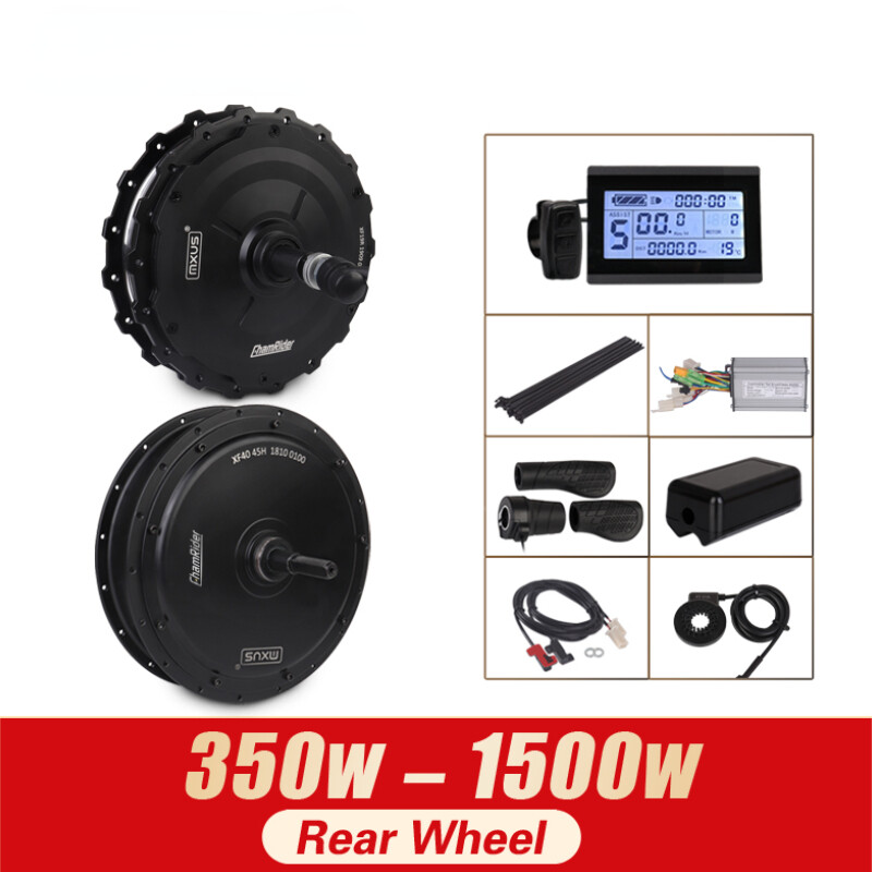 Geard Motor 36V 48V Wheel Hub Motor E-bike Conversion Kit 350W 500W 1000W 1500W
