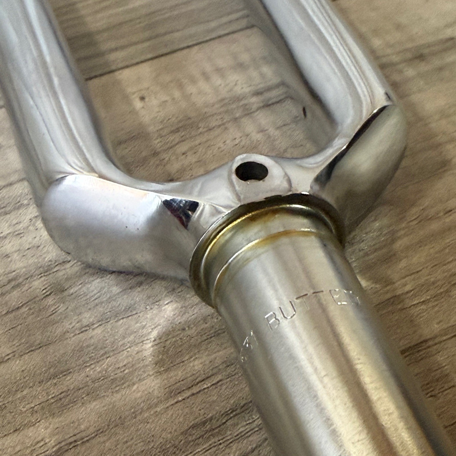 Reynolds 531 700C Chrome Fork 1-Inch Threaded 203mm 16/13 70s/80s CLEAN