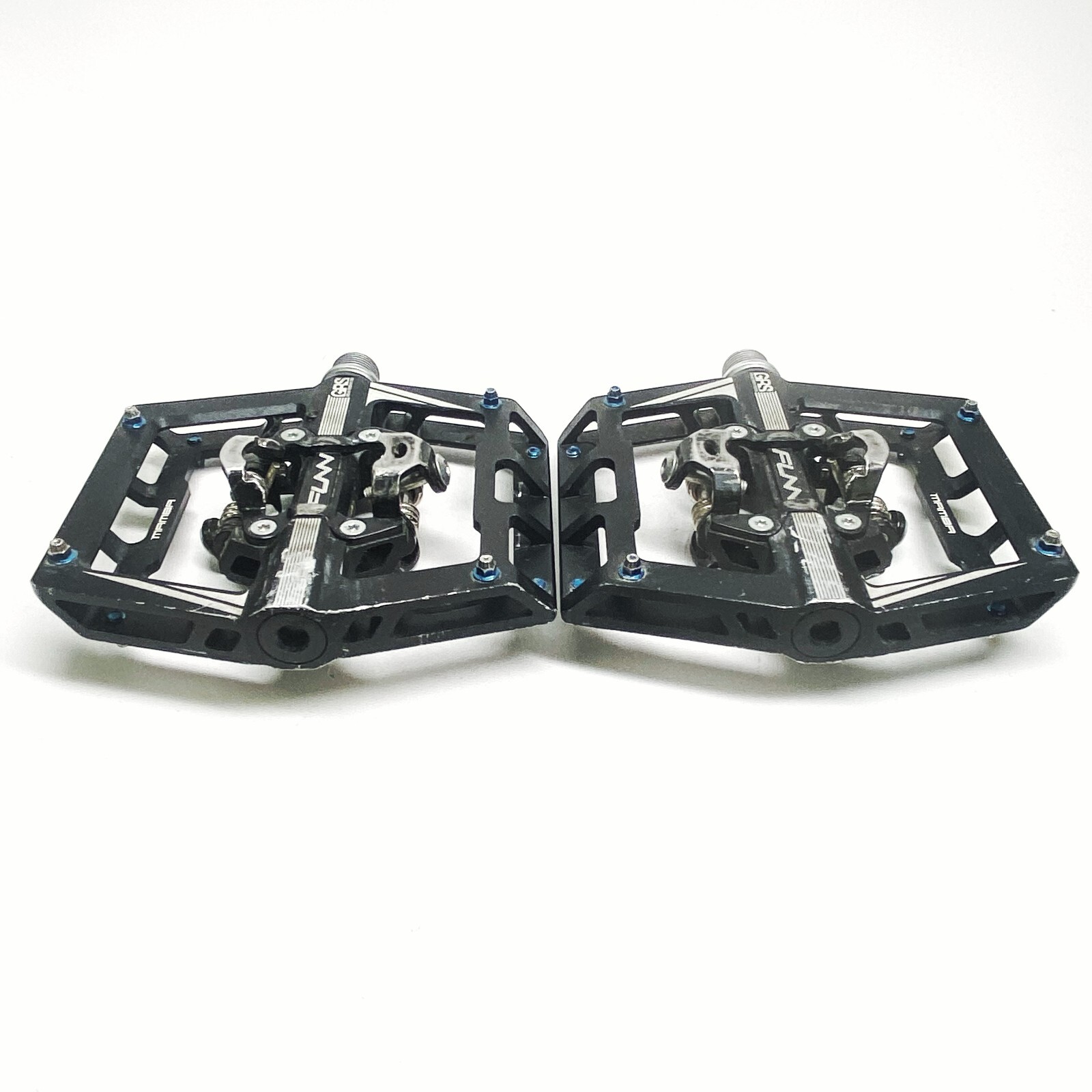 Funn Mamba Double-Sided Clipless Pedal,9/16-inch CrMo Axle(Black) – Used