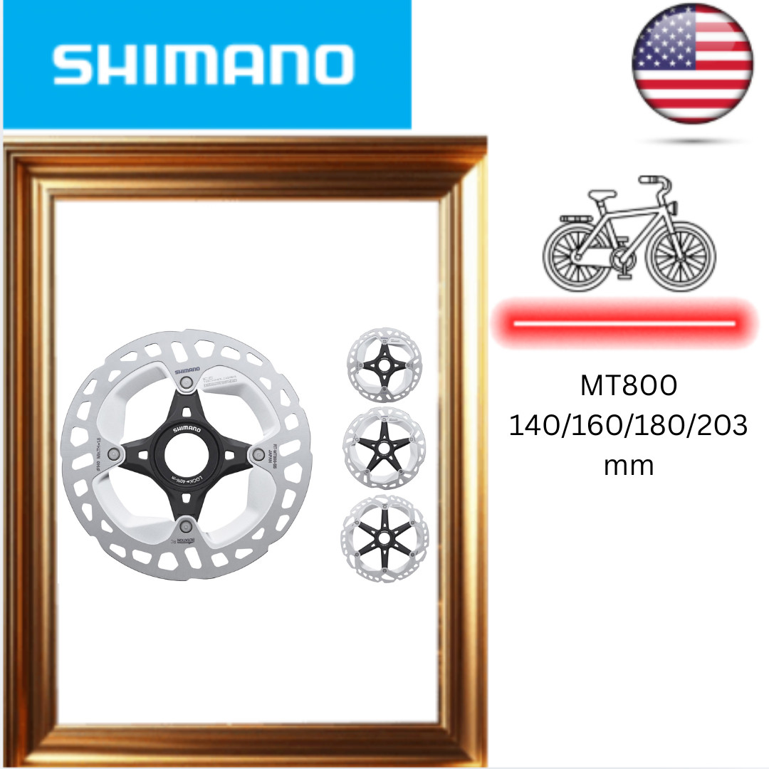Shimano XT Ice-Tech RT-MT800 Center Lock Disc Brake Rotors 140/160/180/203mm