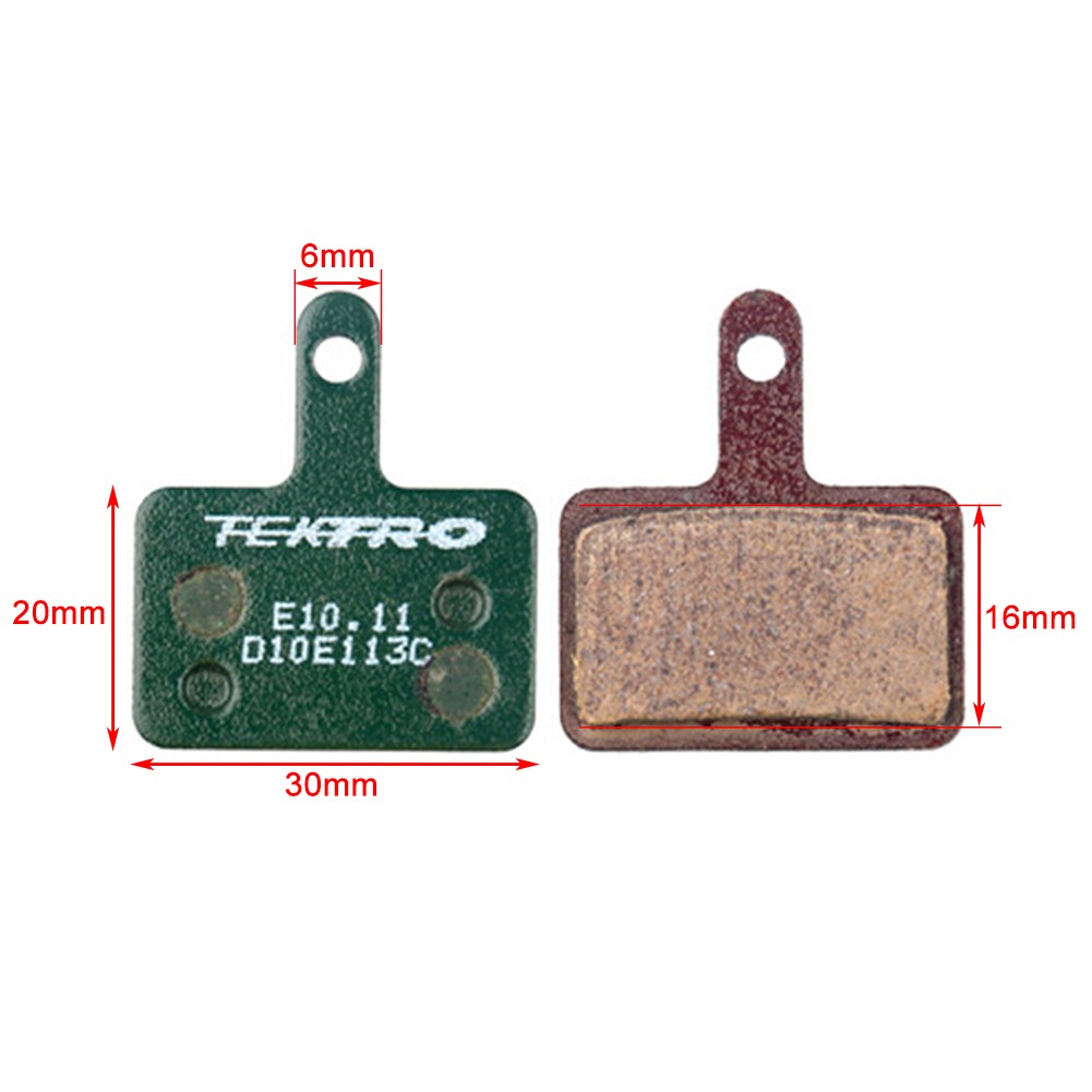 4 Pairs Tektro E10.11 Metal Compound Ceramic Disc Brake Pads Auriga Draco Orion