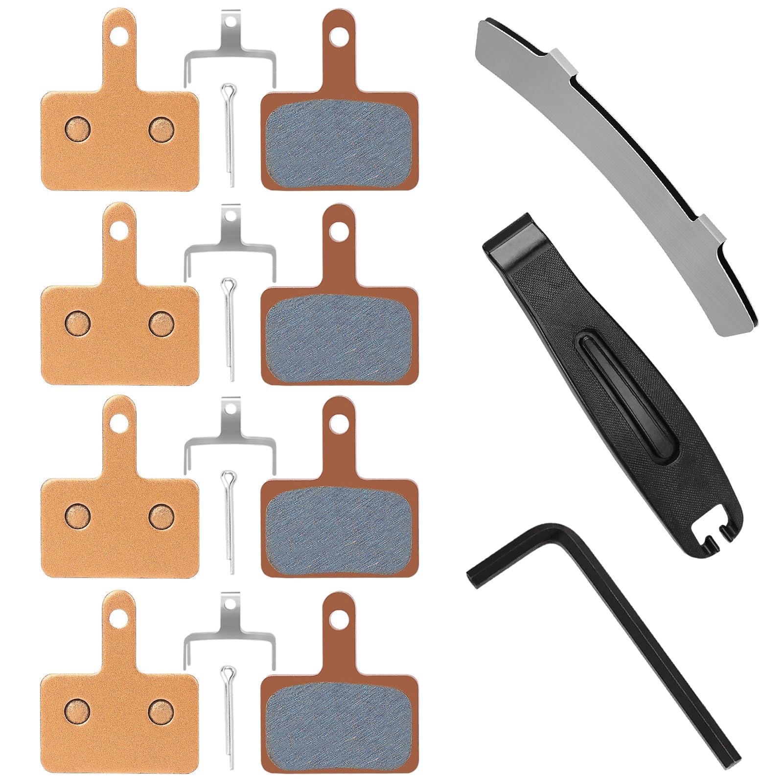 Sintered Metal MTB Bike Brake Pads for Shimano MT200 M355 M446 M315 M365 – 4