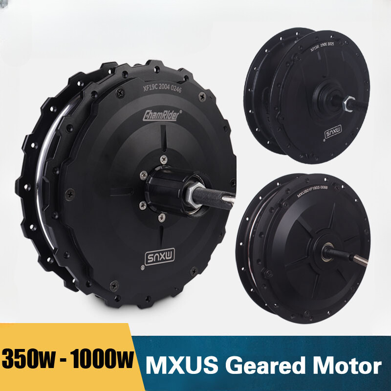 36V 48V 250W 350W 500W 1000W Brushless Geared E-bike Front Rear Wheel Hub Motor