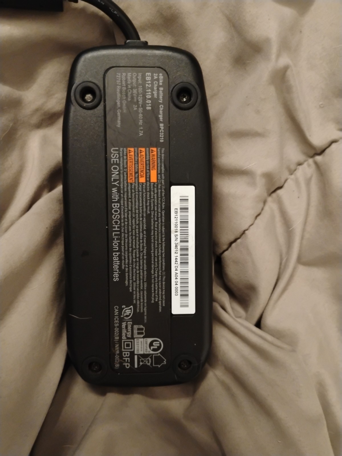 Bosch 2A Charger 100-120 V, NA (BPC3210) – The smart system