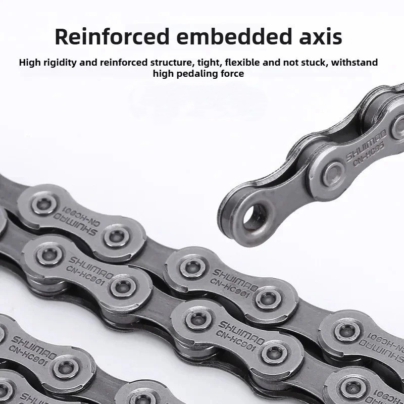 6/7/8/9/10/11/12-Speed Bicycle Chain 116-126 Link For Cruiser Road BMX FIXIE MTB