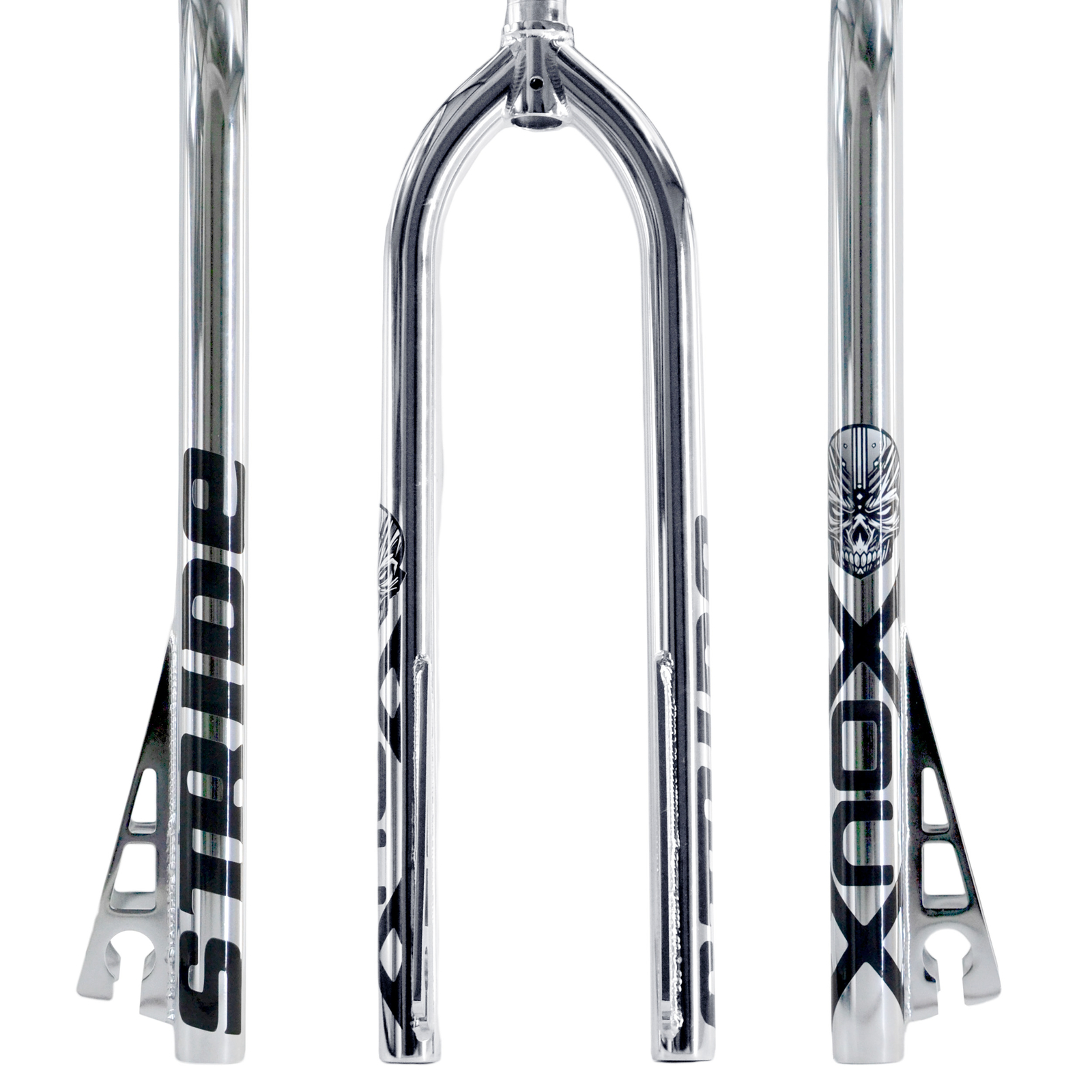 XOUX STRIDE 29 inch Threadless BMX Fork 1-1/8 inch , Silver