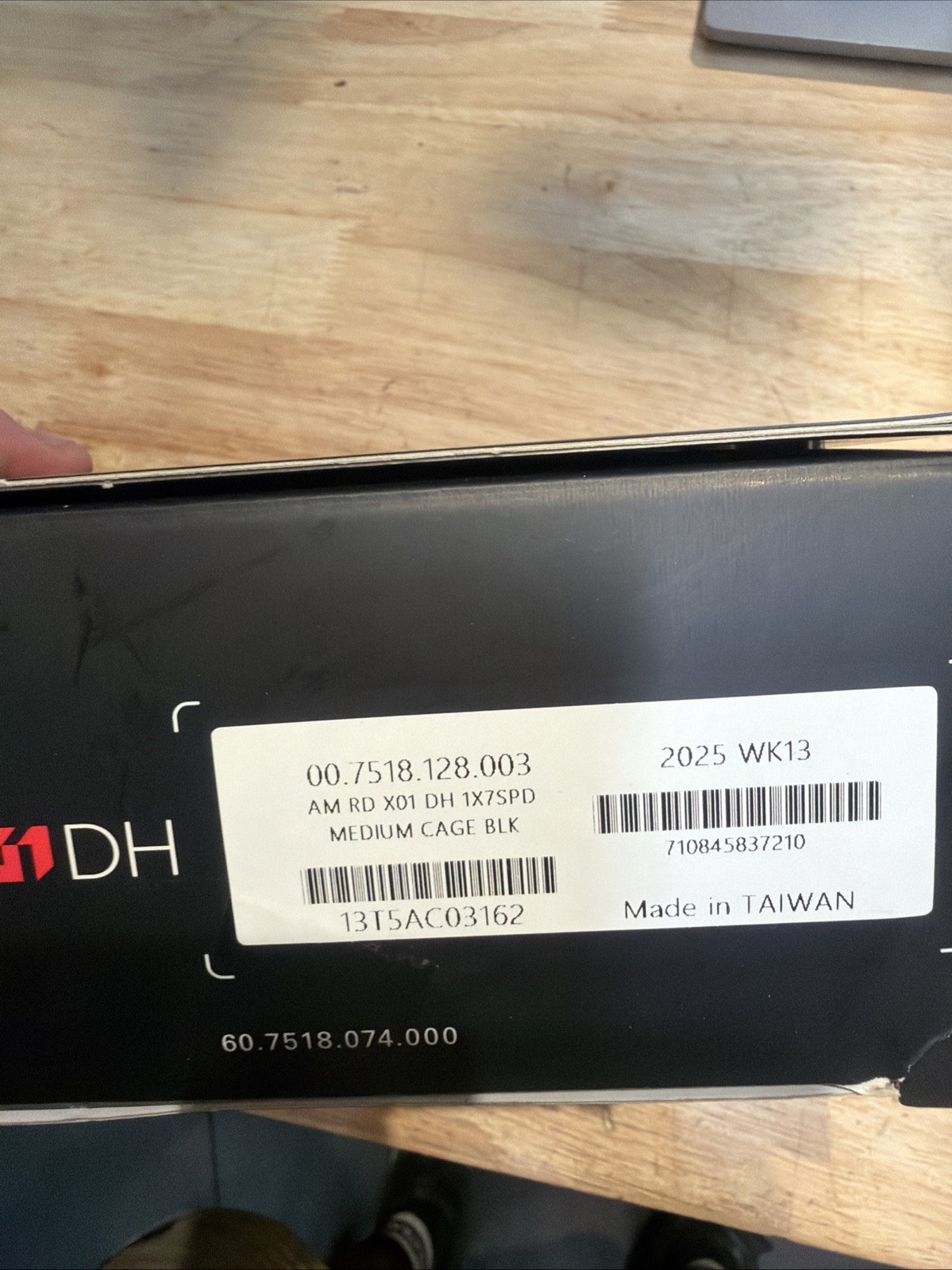 SRAM X01 DH Rear Derailleur – Black, 7-Speed, Short Cage New In Box