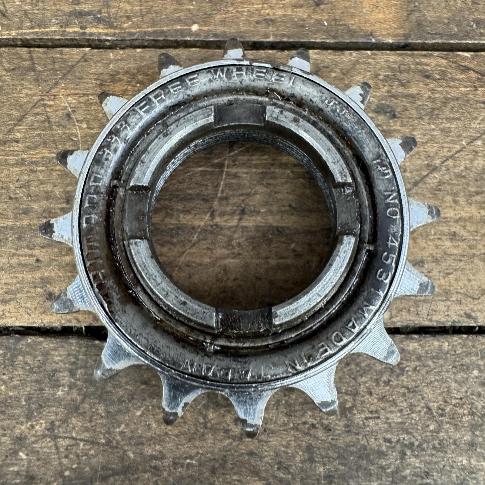 Vintage Shimano BMX Freewheel 16T Silver Steel 1980s OG Japan Single Speed