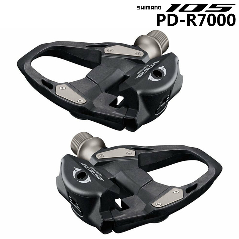 Shimano 105 PD-R7000 SPD-SL Road Bike Clipless Pedals with SH11 Cleats 9/16″