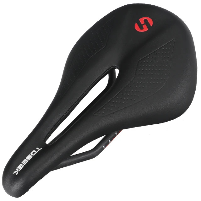 Toseek Plastic/PVC Saddle Mtb Bicycle Leather Cushion Road Bicycles Seat Saddle