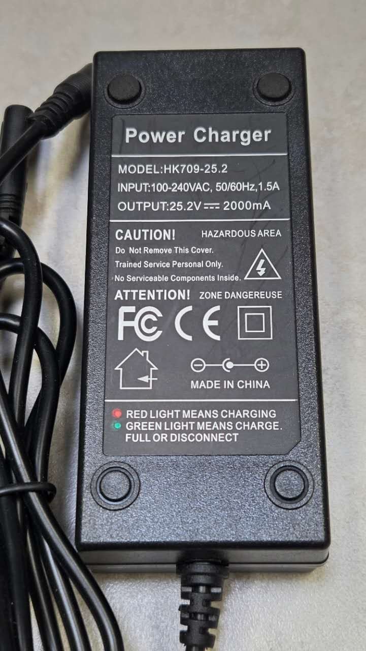 2a DC2.1 charger For Razor Black Label HoverTrax 188002 25.2V Electric Scooter