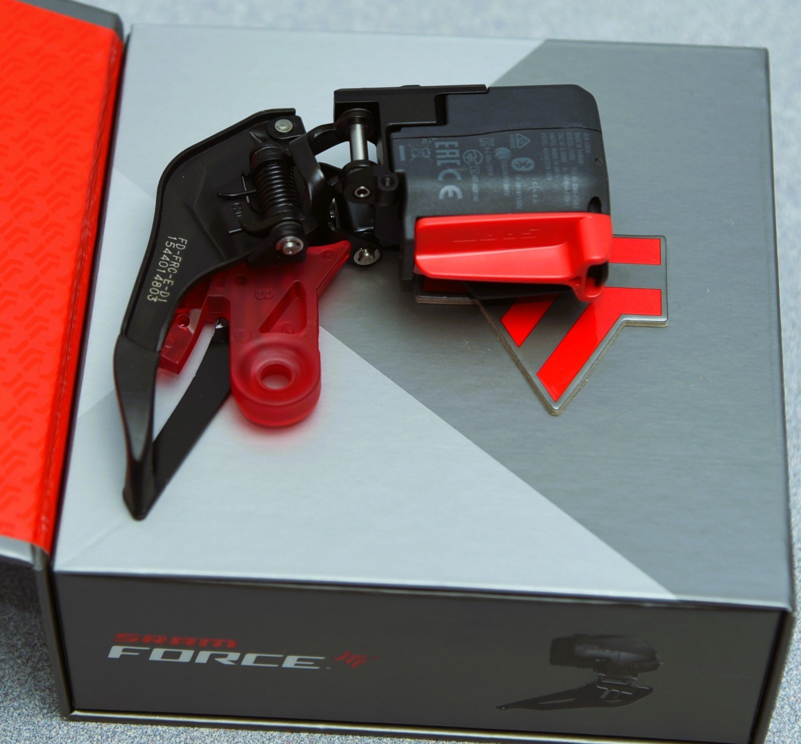 NEW SRAM Force eTap AXS Front Derailleur – Braze-on, Gloss Black, D1