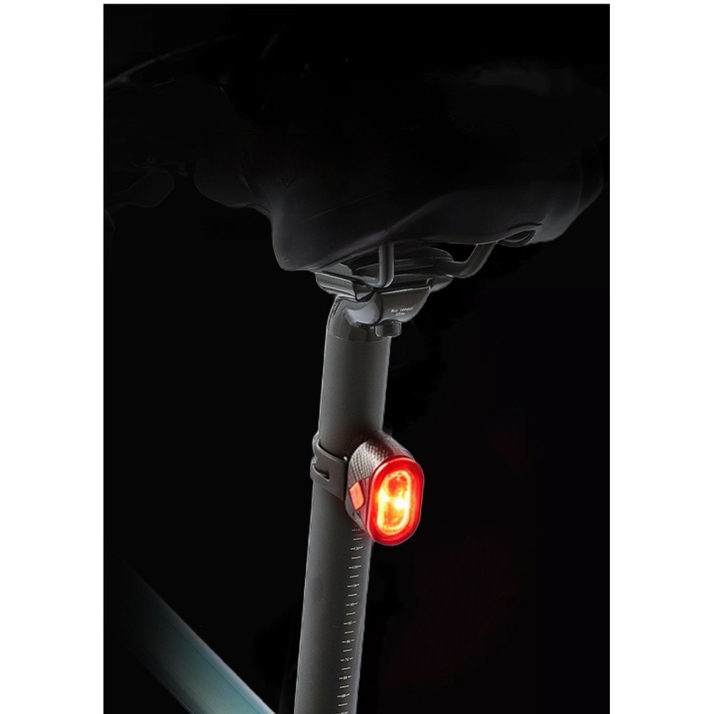 Bicycle Headlight and Taillight Set USB Rechargeable 13.5x7x4cm ABS+Silicone