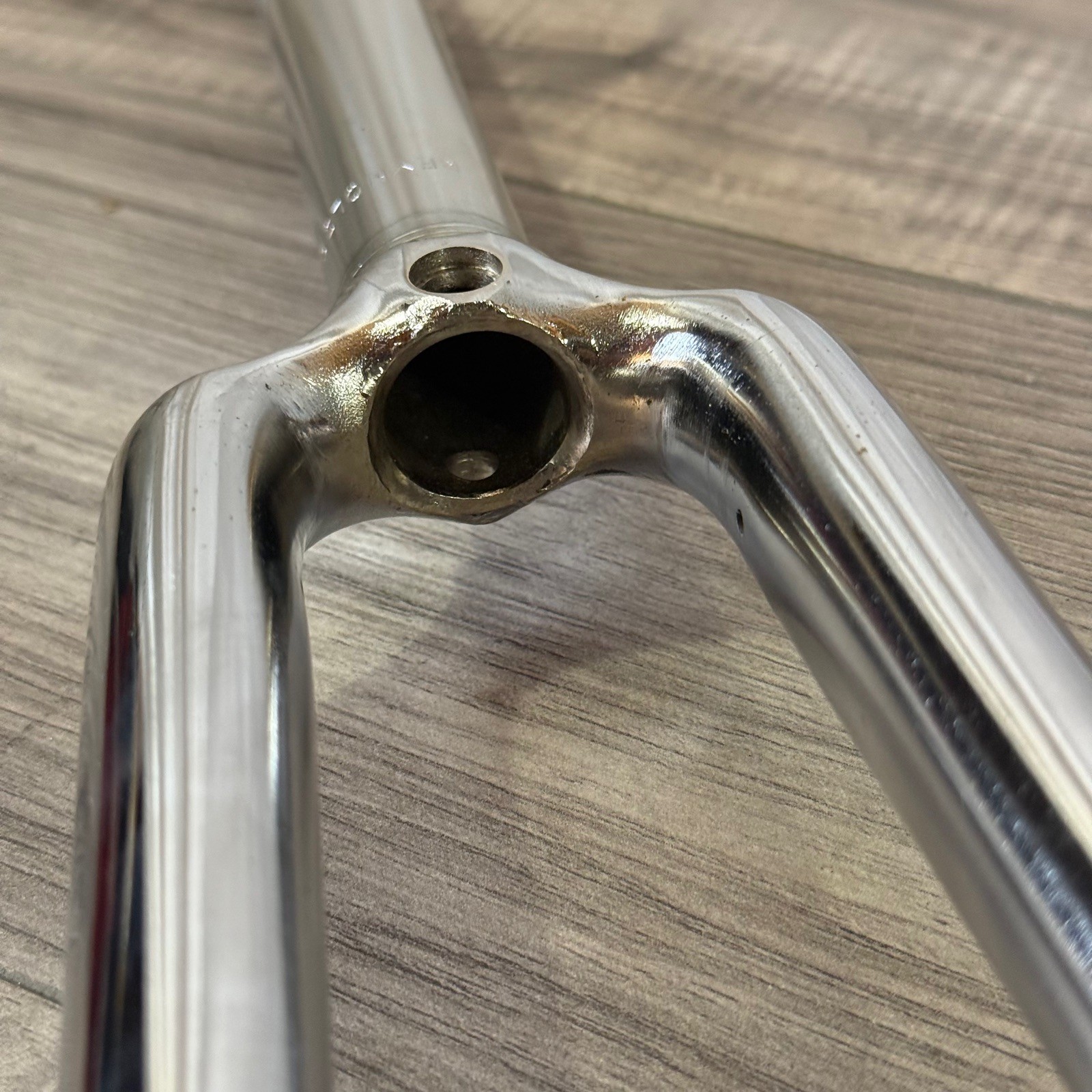 Reynolds 531 700C Chrome Fork 1-Inch Threaded 203mm 16/13 70s/80s CLEAN