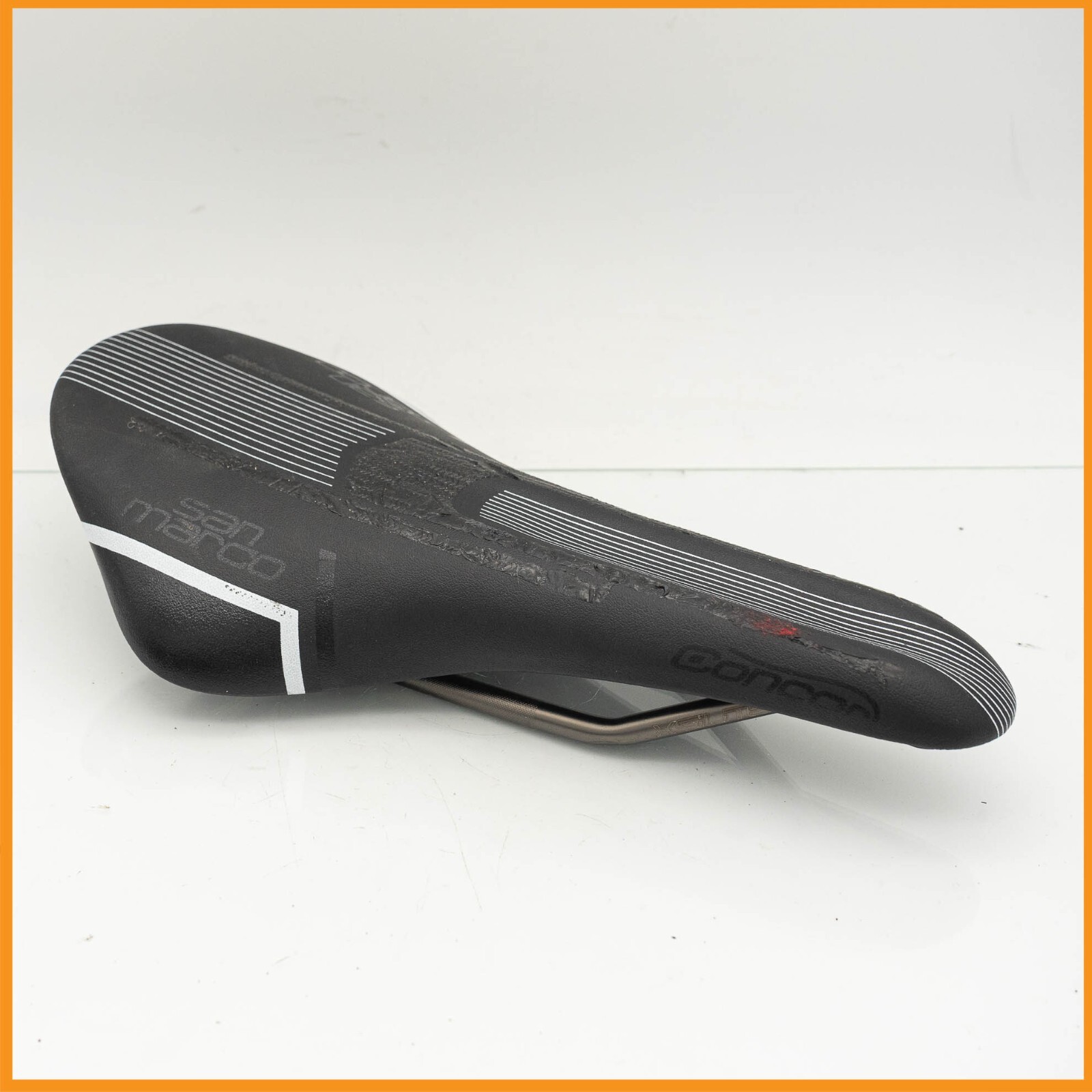 NOS SAN MARCO CONCUR KRONOS TIME TRIAL CRONO SADDLE VINTAGE ROAD BIKE SEAT BLACK