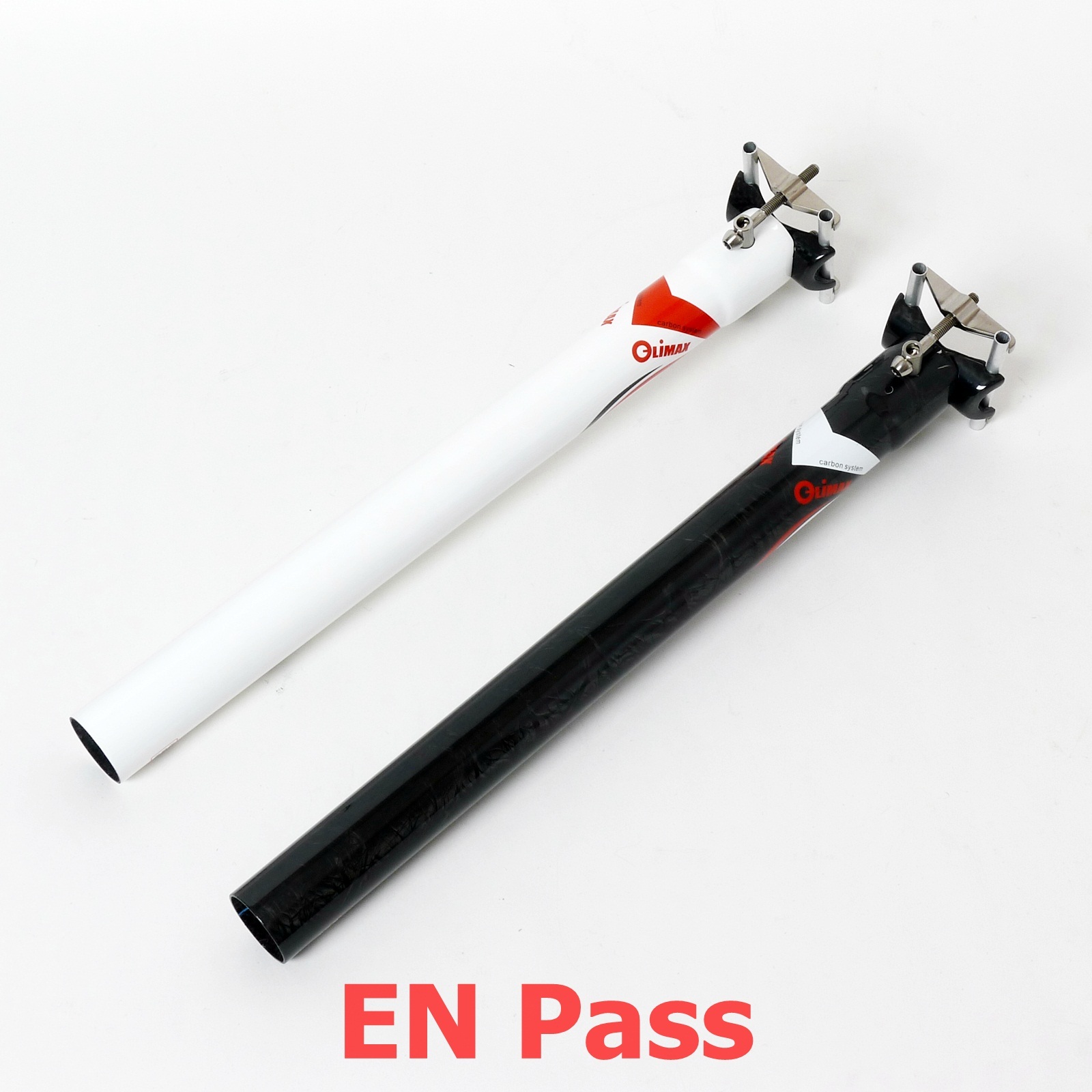 145g,34.9x350mm Climax SP02B 3K gloss carbon Seatpost Road MTB Bike White