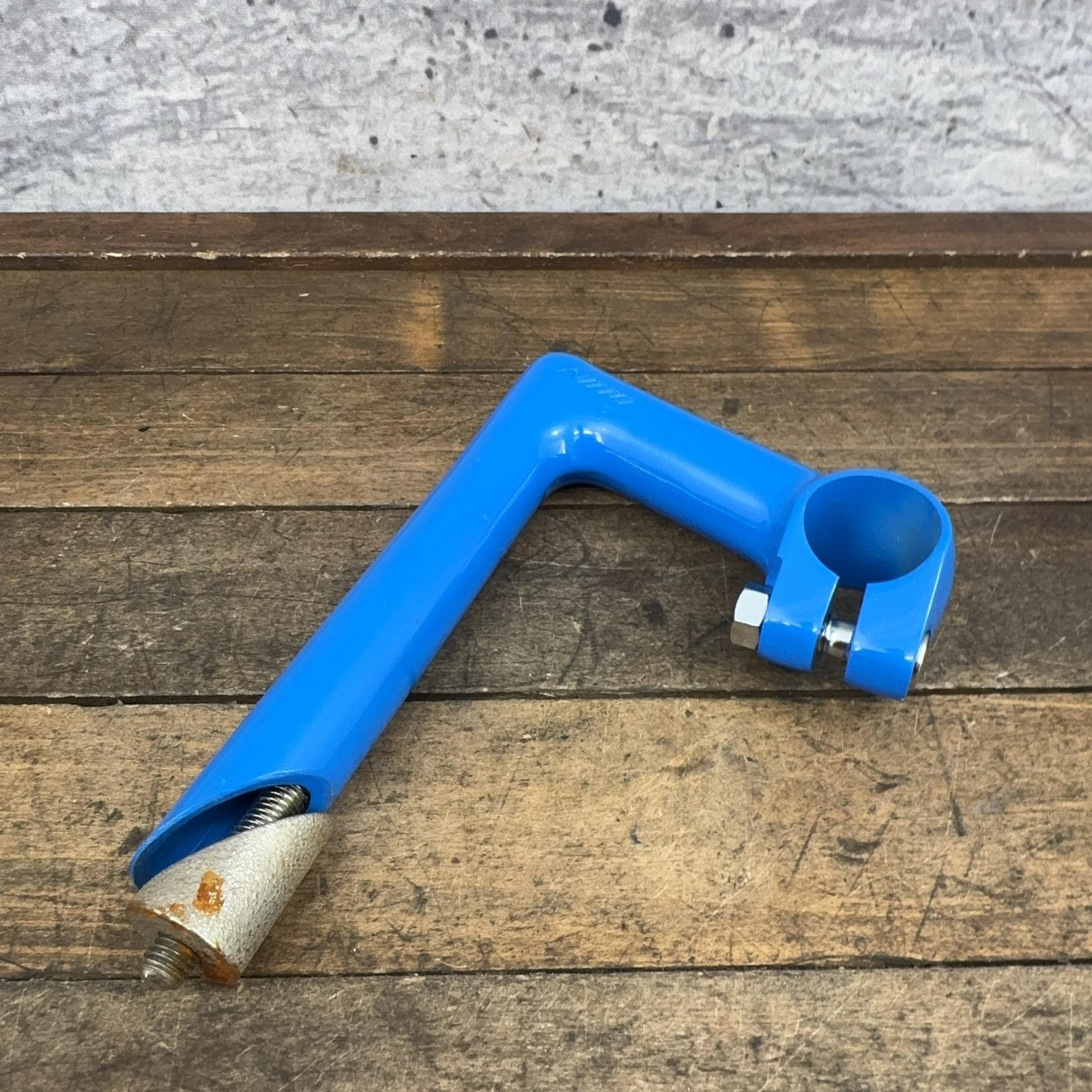 Vintage Nitto Blue Quill Stem 22.2 Quill 26 Mm Clamp 90mm NOS Alloy Japan 80s