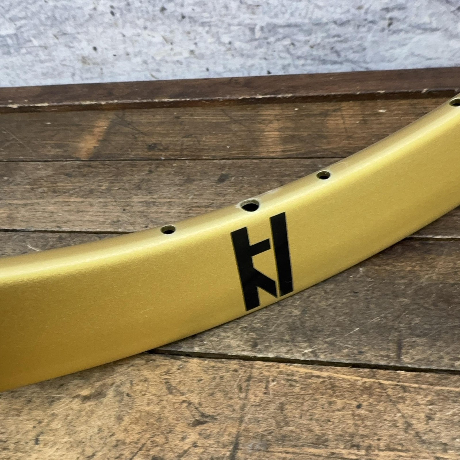H Plus Son 700c Rim 32H Gold Clincher Aero Deep Section Track Fixed Gear 32 Hole