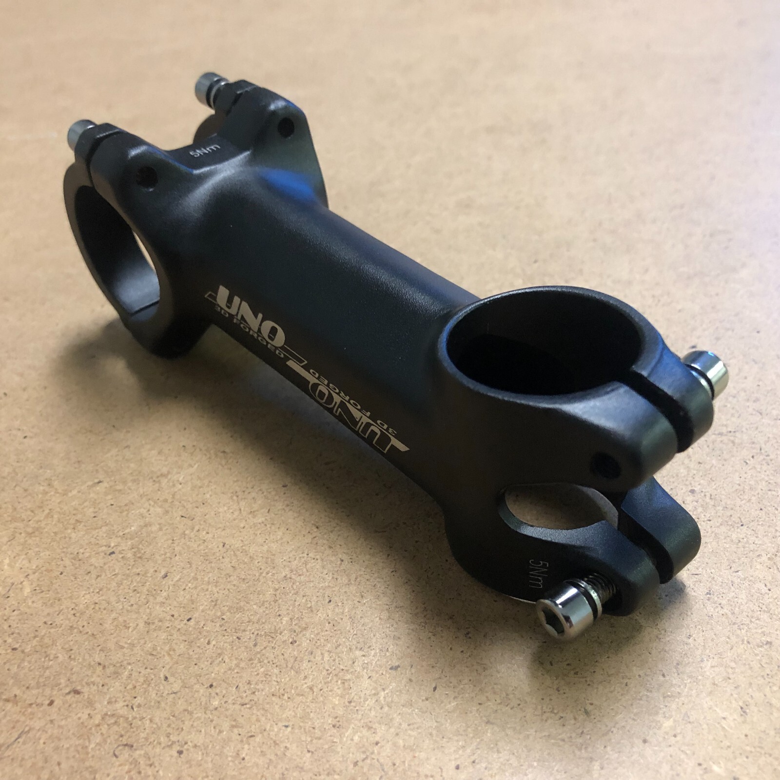 New Kalloy Bicycle Ahead Stem 1-1/8″ (28.6mm) 7 Deg Rise Bore 31.8 Matt Black