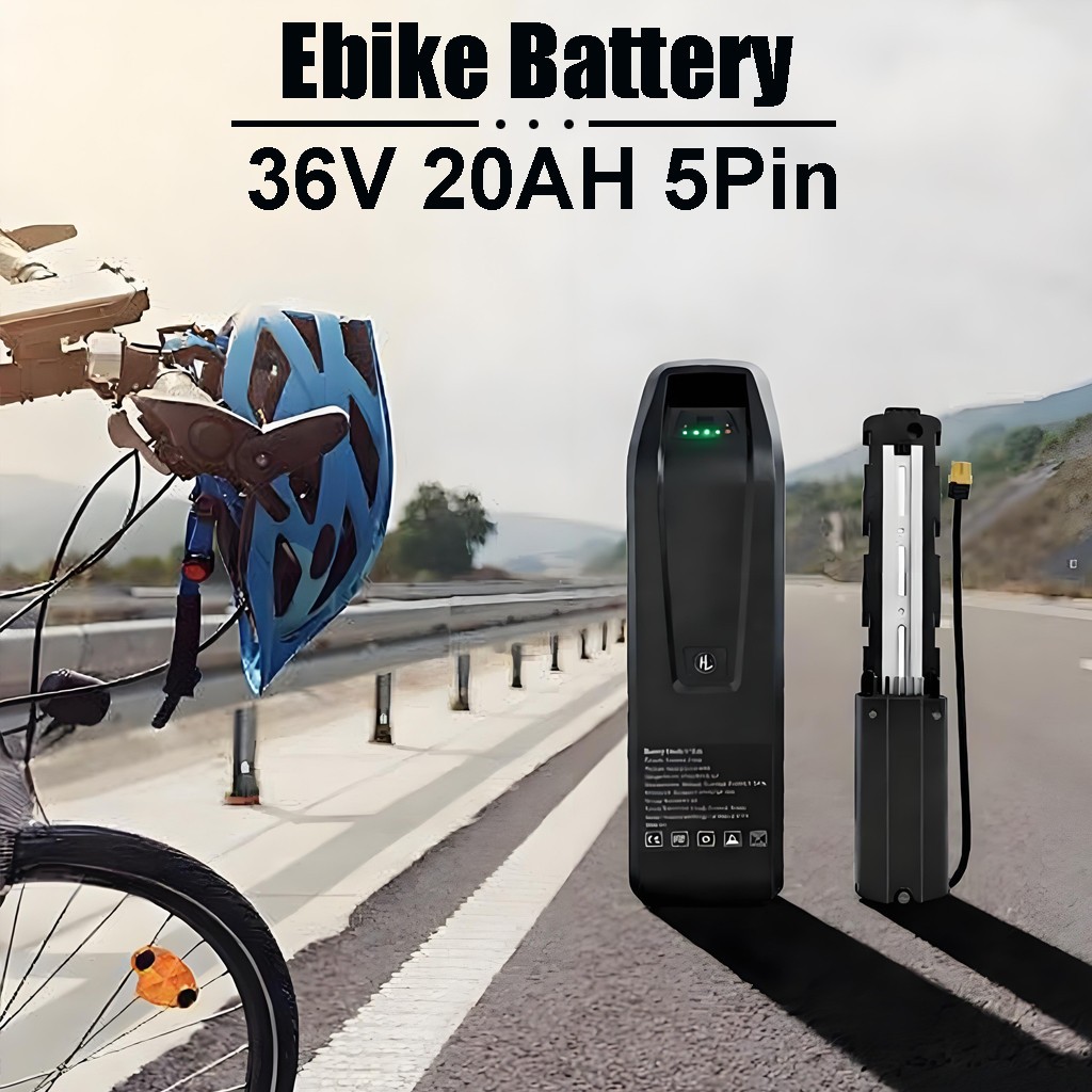 36V Ebike Battery 5Pin 20Ah Hailong Electric Bike Bicycle Lithium Battery 40A
