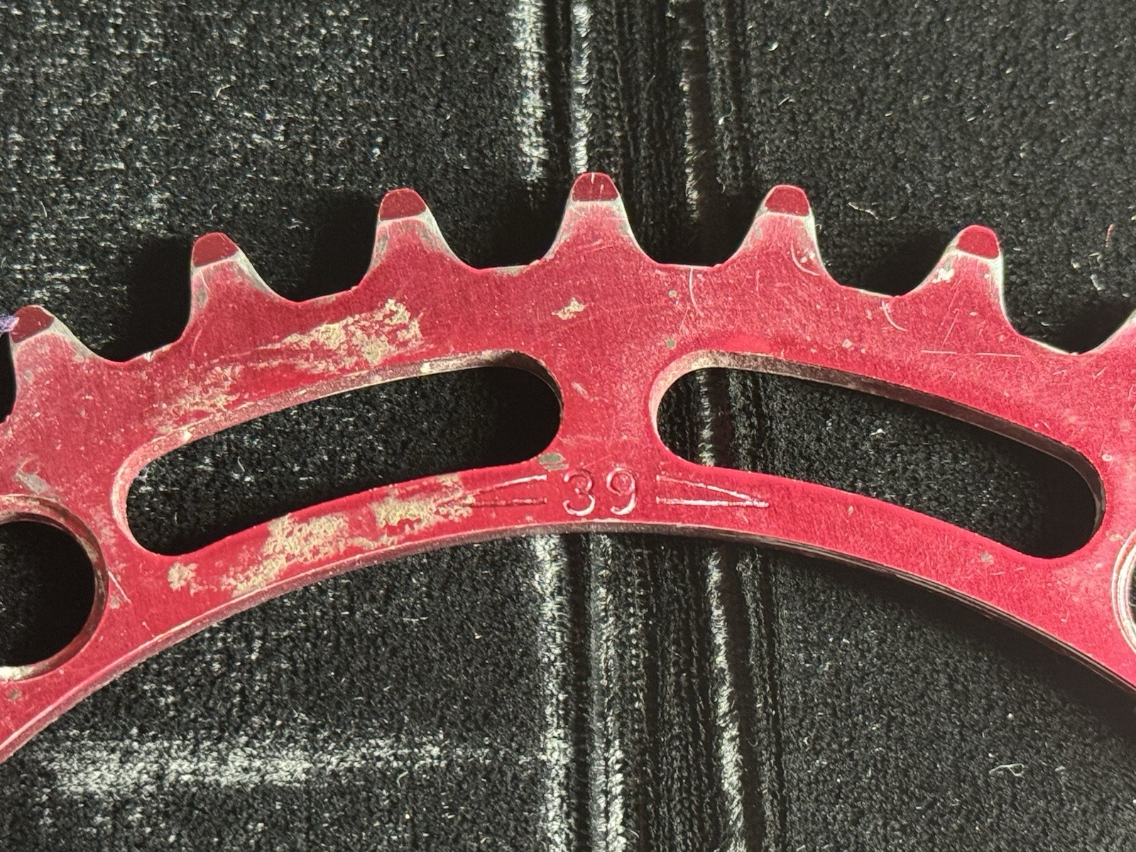 Vintage Takagi BMX Chainring 39T Red 130 BCD Old School Shimano 39 Tooth
