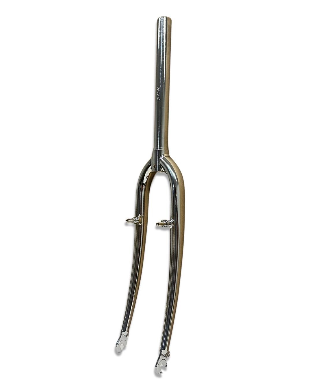 UltraCycle Retro 26” Chrome Steel Rigid Fork 1-1/8” 100mm QR V-Brake