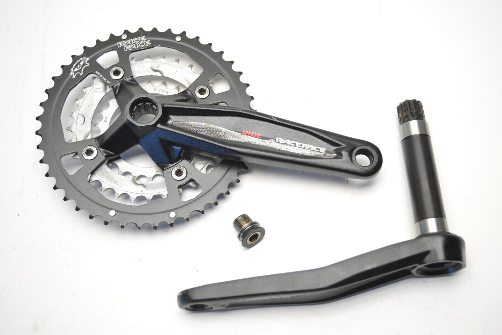 RACE FACE RIDE 175 MM MTN DH BICYCLE 44/32/22 TOOTH 190 MM BB CRANK SET