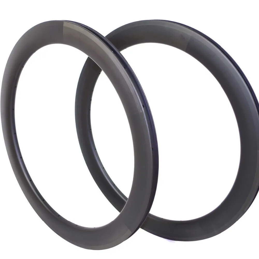 Road Bike Carbon Rim V Brake 25mm Width Tubeless Clincher Bicycle Rims UD 3K 12K
