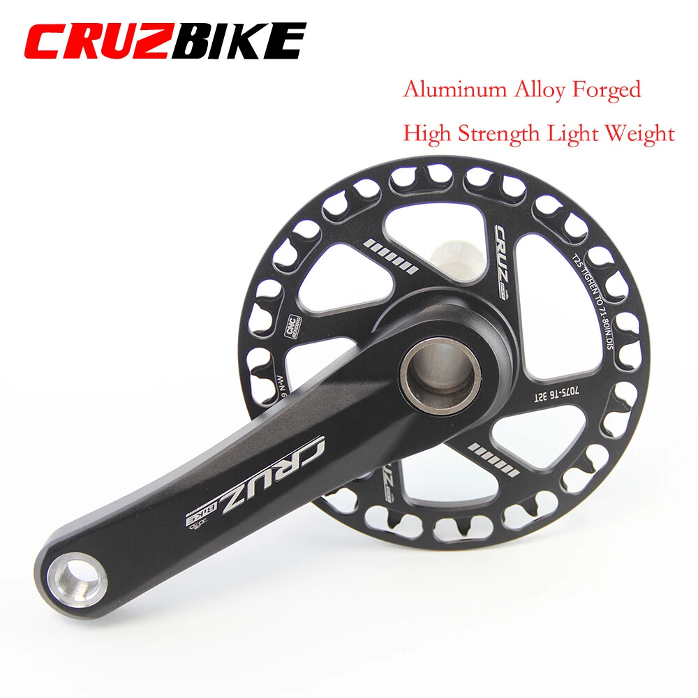 89/98/110/127/140/150mm Aluminum Alloy MTB Child Bike Crankset Single Chainwheel