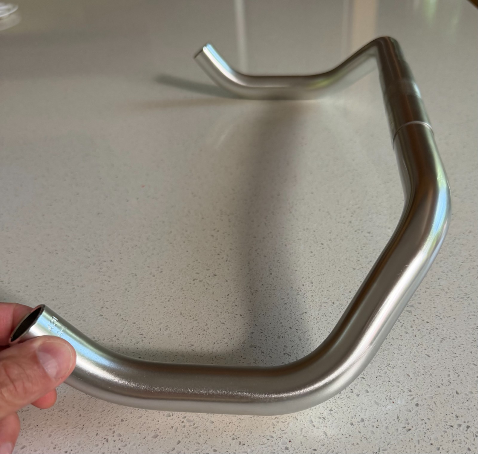 NITTO RB-019 Bullhorn Pursuit Fixie Handlebar Silver 42cm