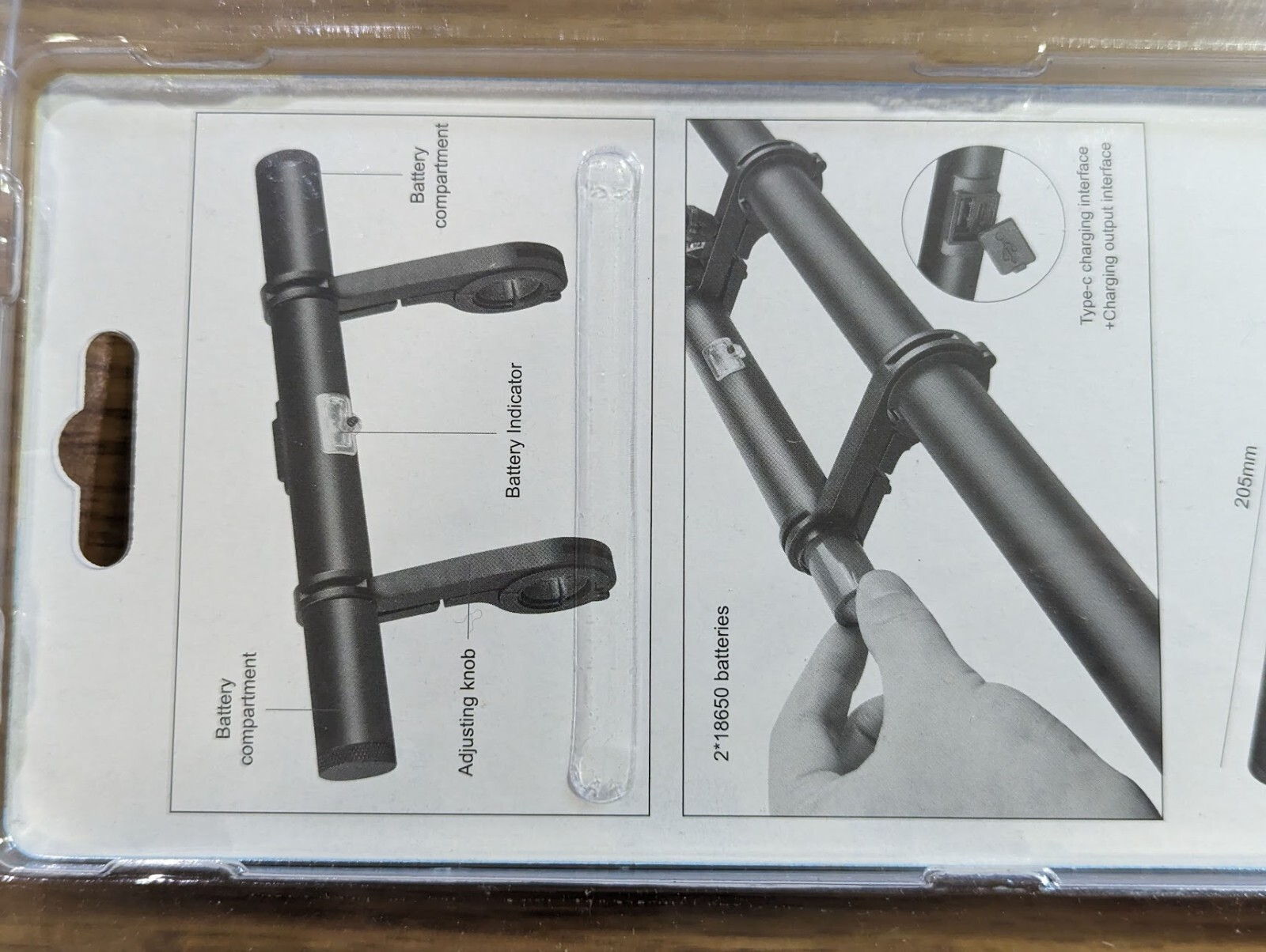 Handlebar Extender USB Bicycle Extension for Cycling WITH BATTERIES FOR CHARGING