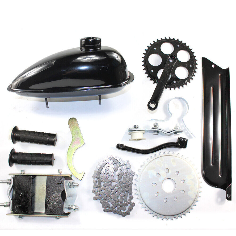 49CC 4-Stroke Gas Petrol Motorized Bike Engine Motor Kit Belt Gear / Chain Drive