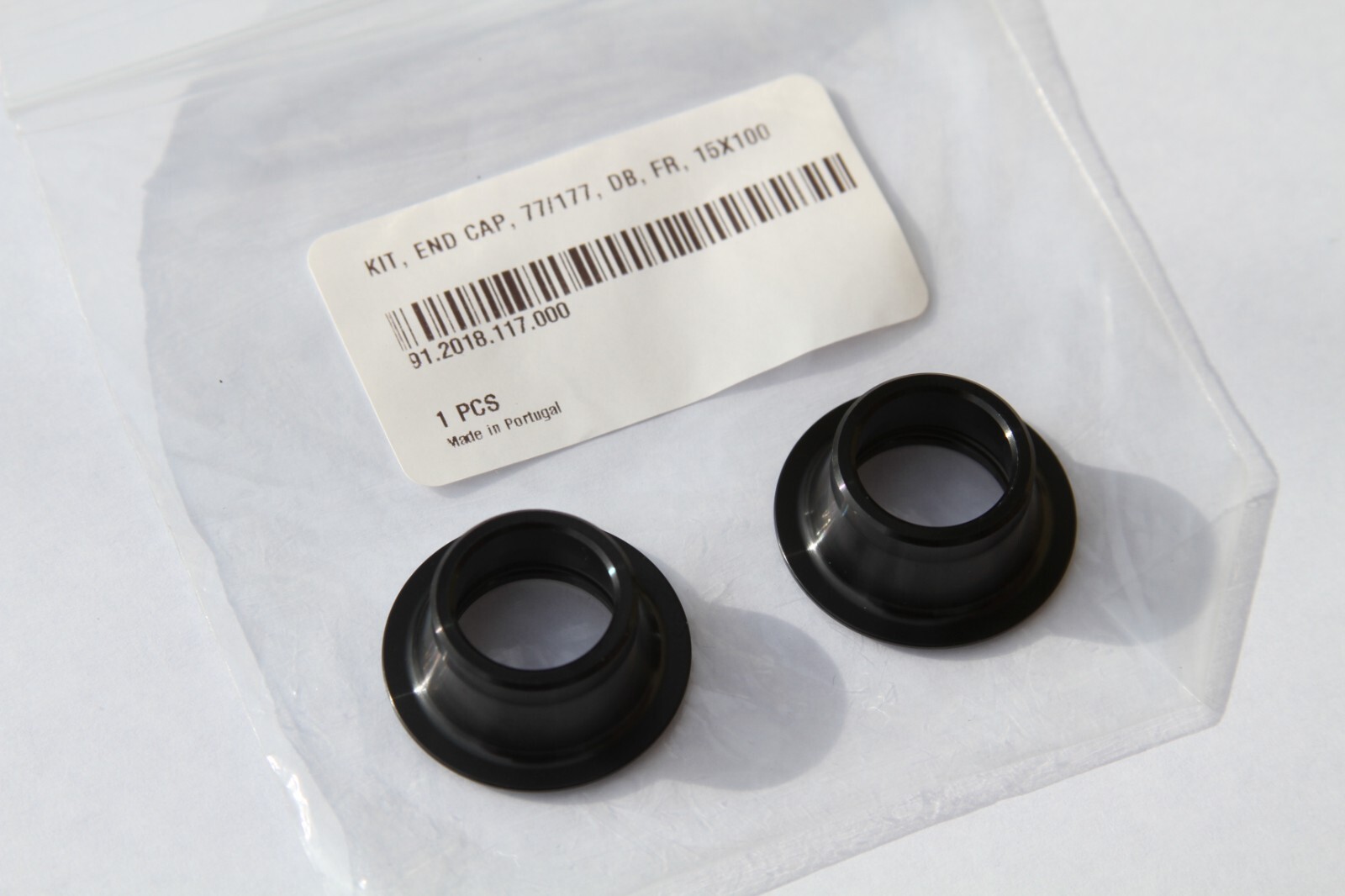 Zipp 77/177 Front Disc Conversion End Caps for 15x100mm