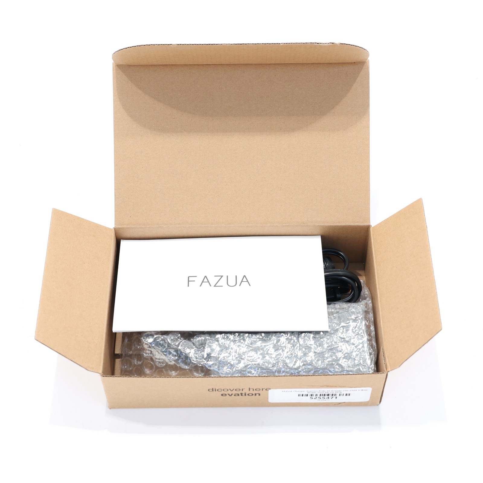 FAZUA Charger Evation Ride 50 Energy 250 250X E-Bike Street Trail 2A US Plug