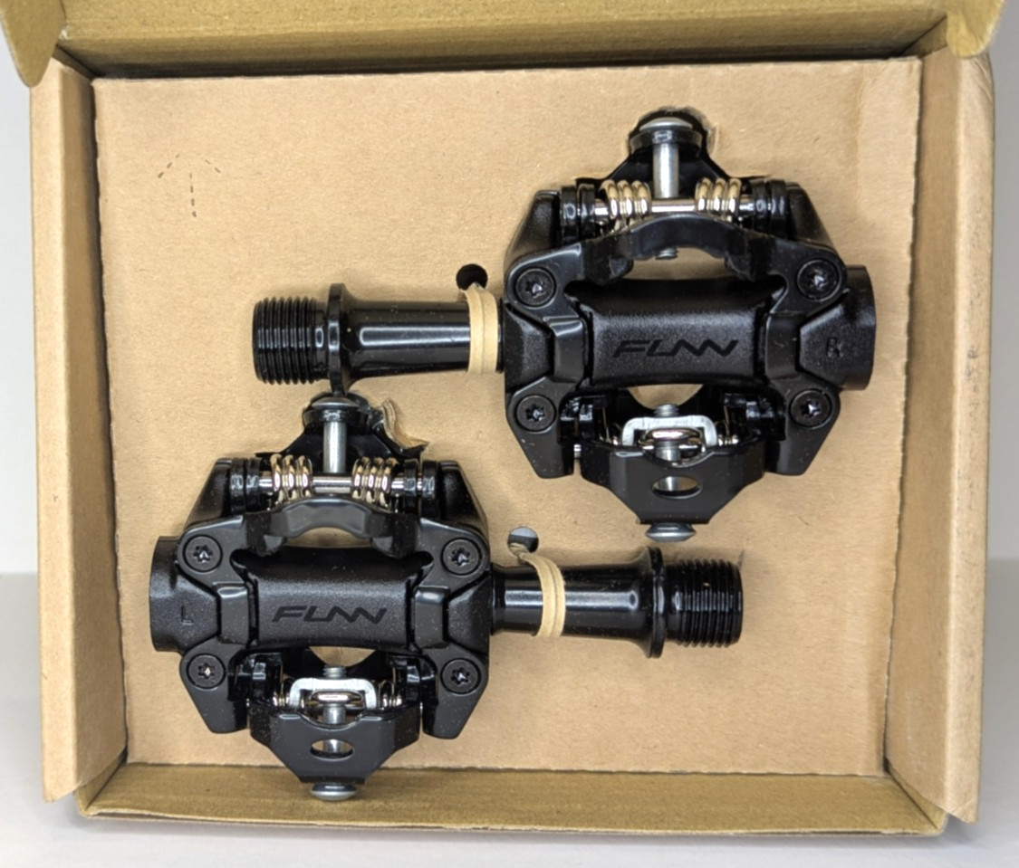 Funn Tactic MTB Clip-in Pedals, Compact and Light, Dual Sided SPD Compatible