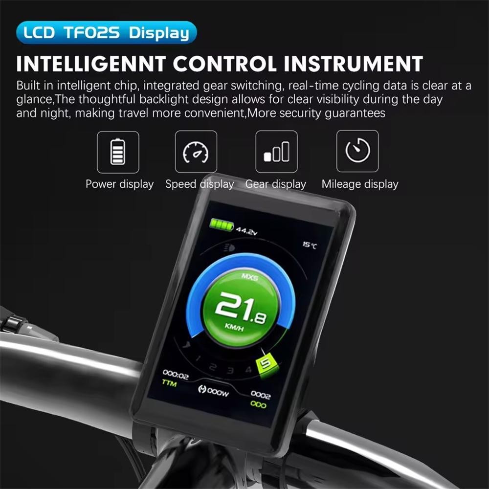 E-bike 36V-52V KT 35A Sine Wave Controller with KT Display For 1000W 1500W Motor