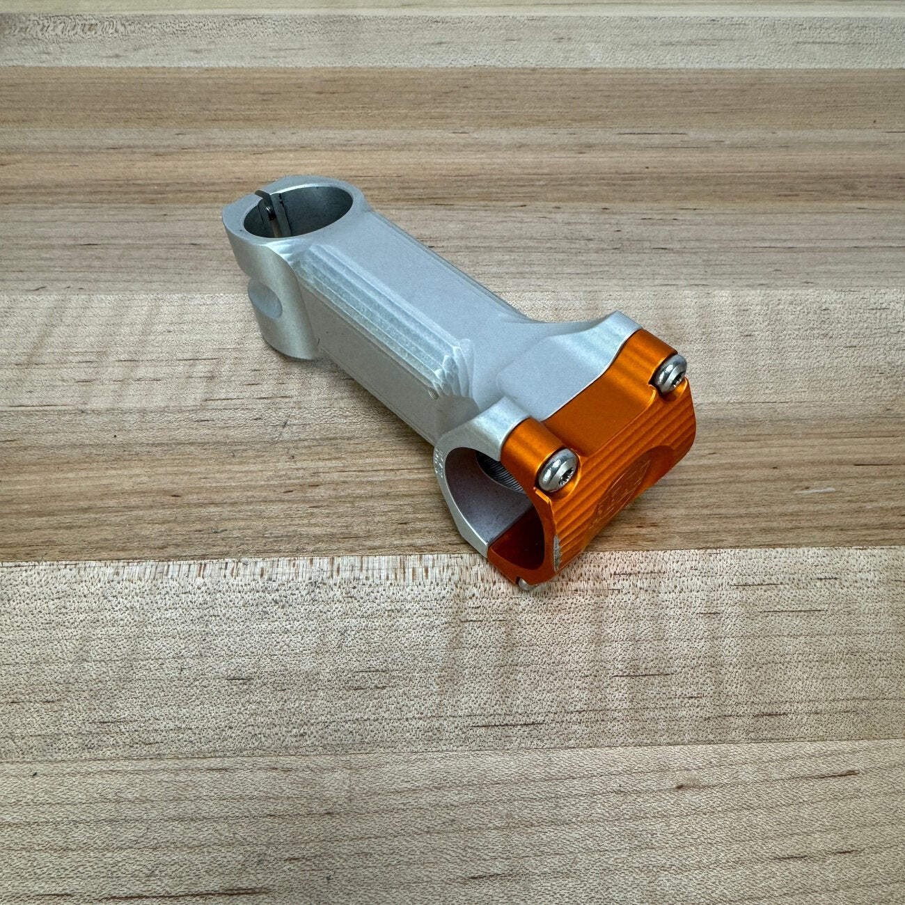 Paul Boxcar 90mm ±15º Silver/Orange 31.8mm x 1 1/8″ Alloy Bike Stem 169g