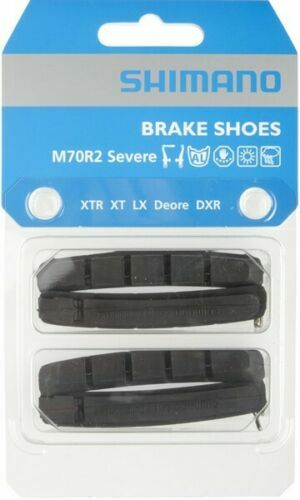 2 pairs Shimano brake pads M70R2 rim brake pads for XTR XT LX Deore V-brake