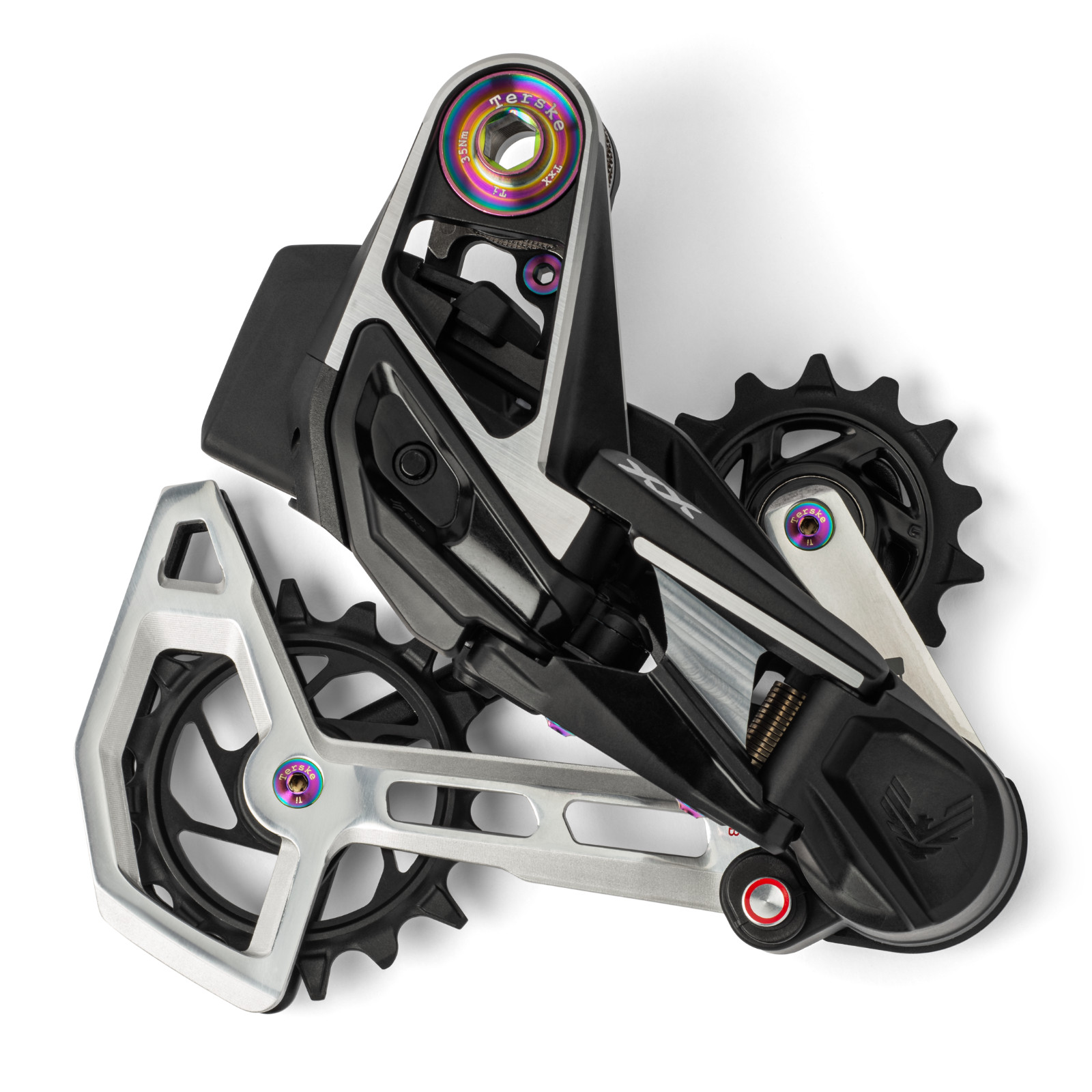 Oil Slick Titanium Full Mount Bolt SRAM XX X0 GX Transmission T-Type Derailleurs