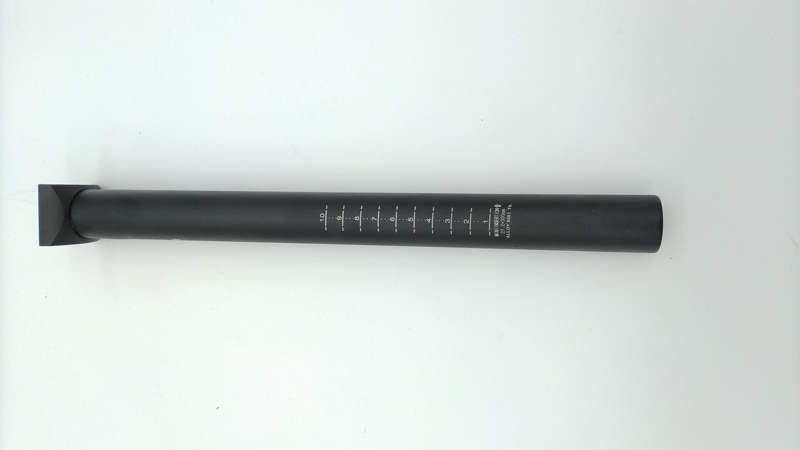 bikinGreen Pivotal Seatpost 27.2mm X 300mm Length Matt Black BMX Old School