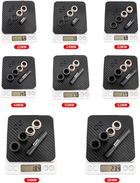 MTB Rear Shock Mounting Hardware M8x22mm 7-Piece Kit