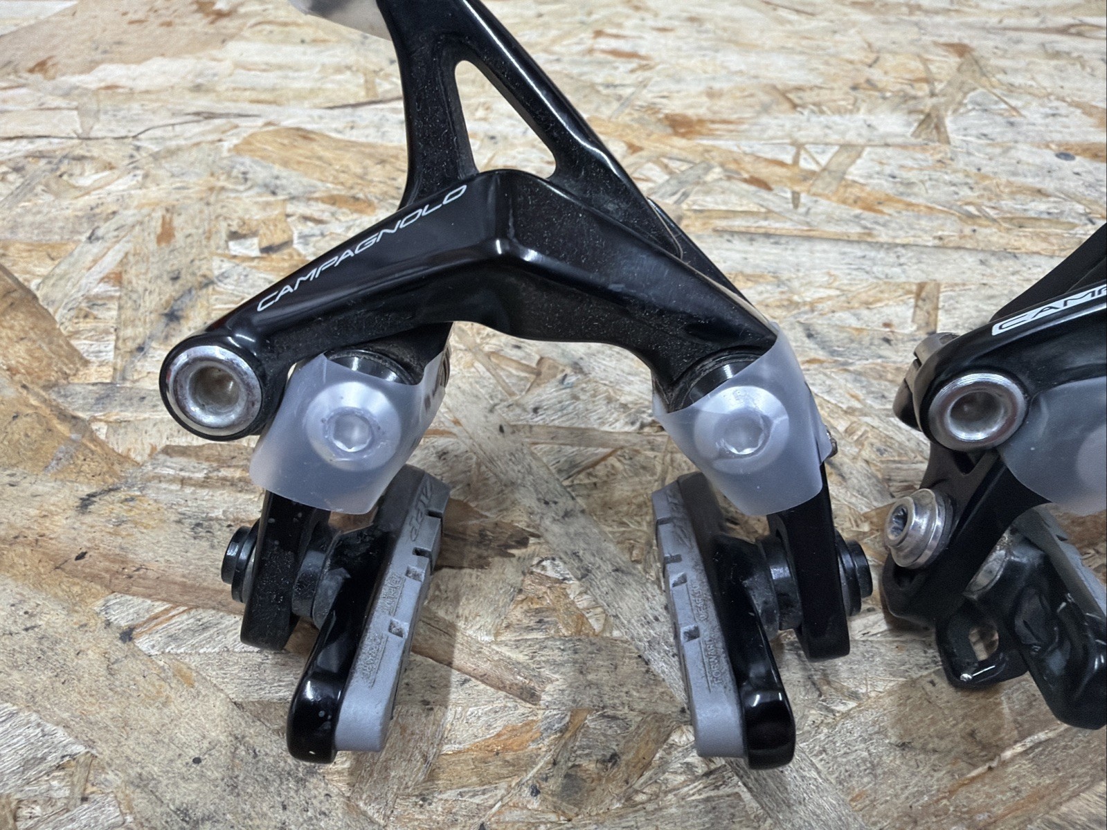 Campagnolo Record Direct Mount Brake Calipers Front & Rear Pair Black Rim Brakes