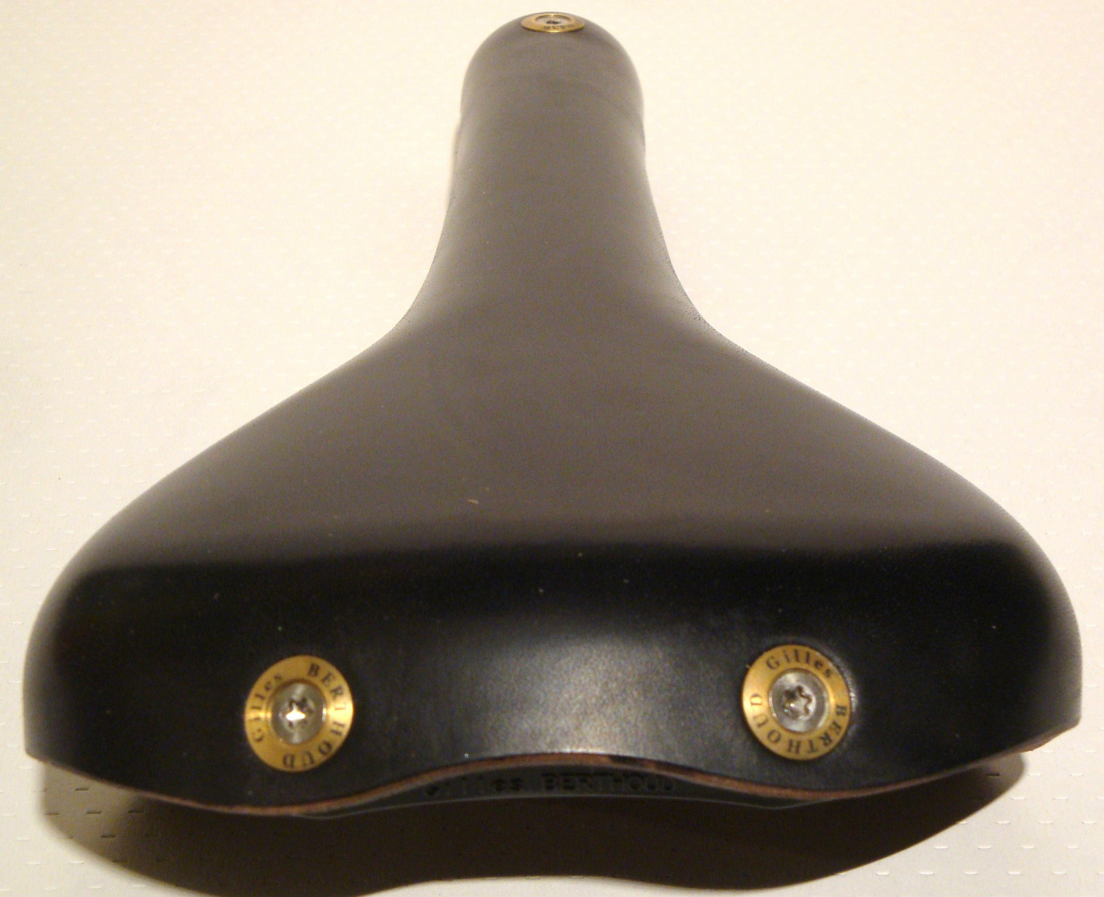 NEW GILLES BERTHOUD SADDLE SEAT SOULOR BLACK MADE IN FRANCE IDEALE BROOKS