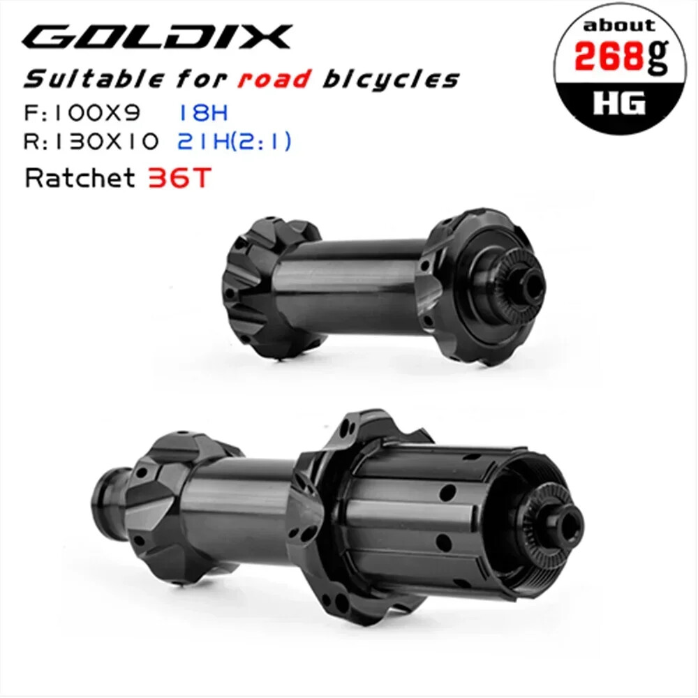 ROAD Bicycle Hub Ratchet 36T 2:1 Straight Pull V-Brake Disc Brake 18H 21H 24H