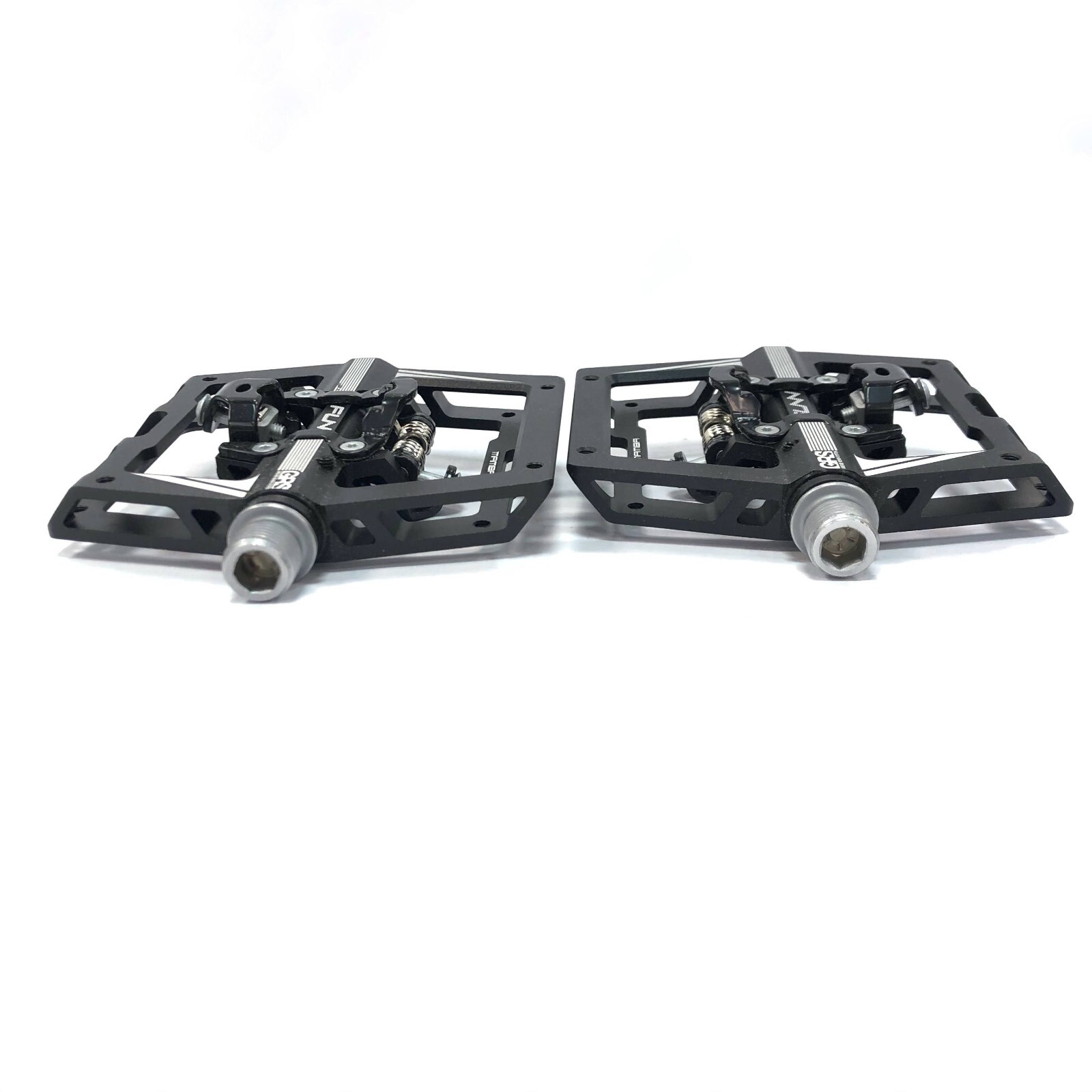 Funn Mamba Double-Sided Clipless Pedal,9/16-inch CrMo Axle(Black)- Nearly New