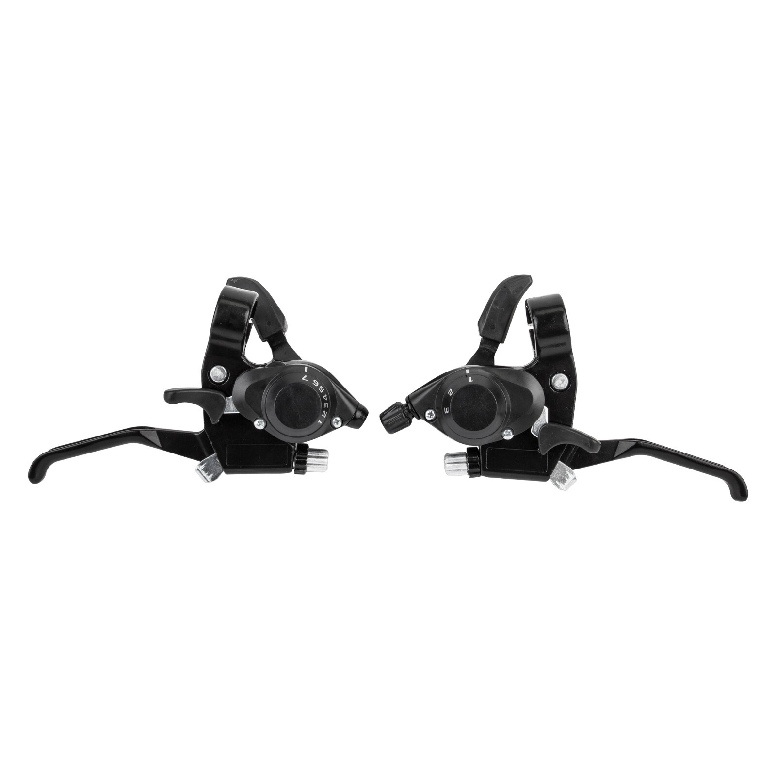 Sunlite 3×8 Speed Thumb Shifter Brake Levers V-Brake Right & Left w/Cables