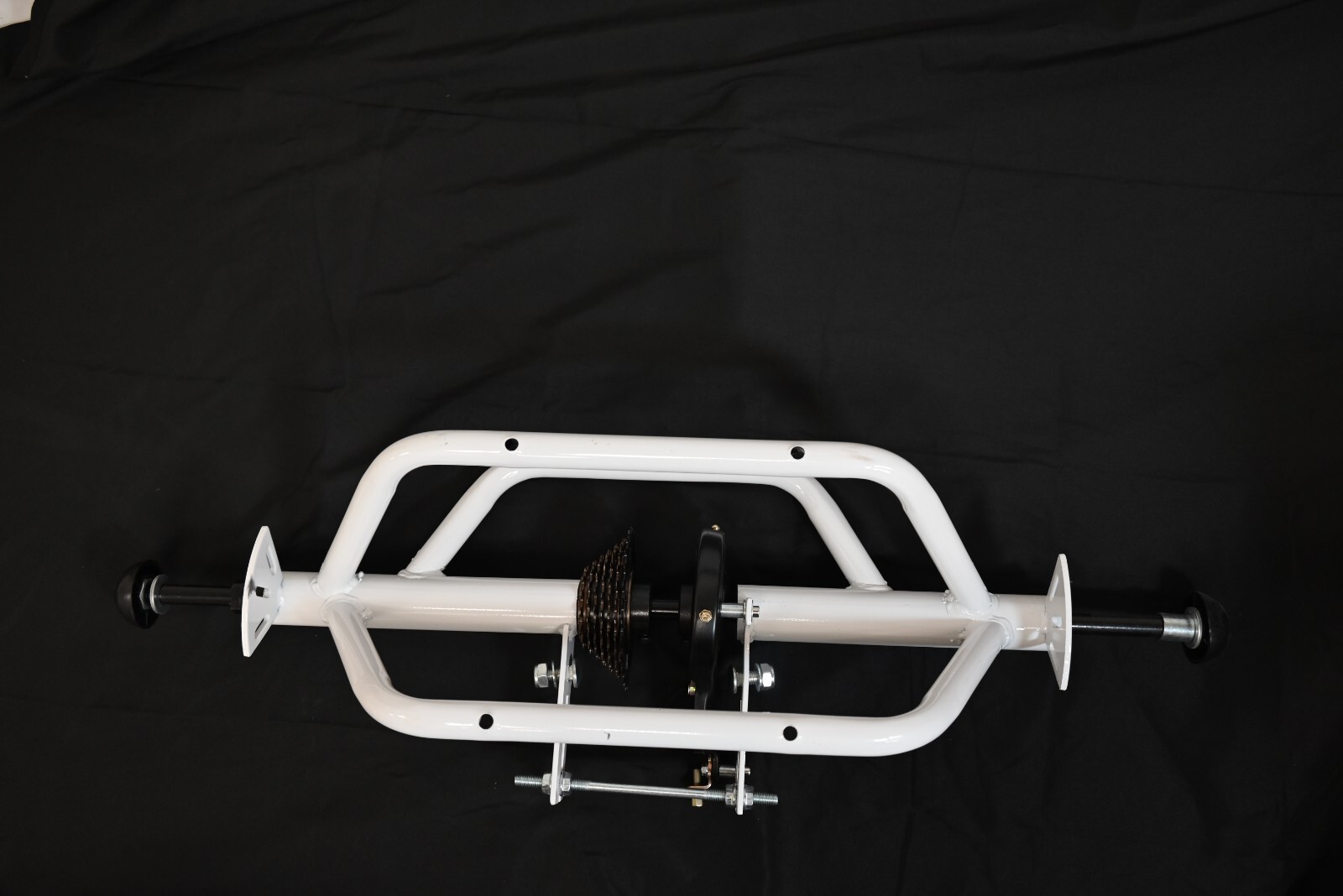 20″-24″-26″ TRIKE ADULT TRICYCLE CONVERSION KIT 7 SPEED 15mm AXLE WHITE FRAME